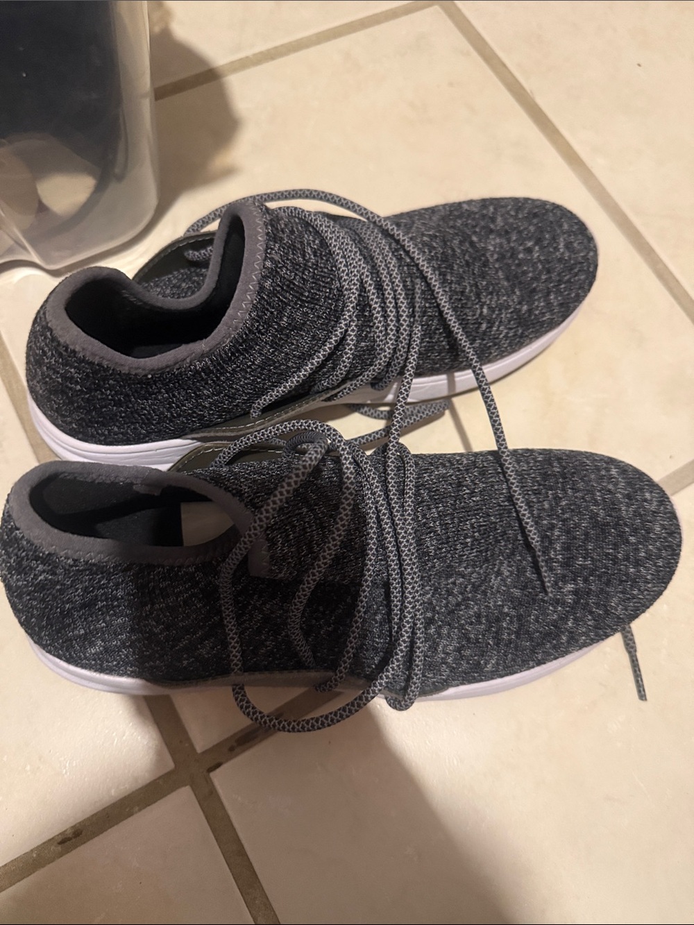 vessi waterproof 9  Knit Lace-Up Sneakers